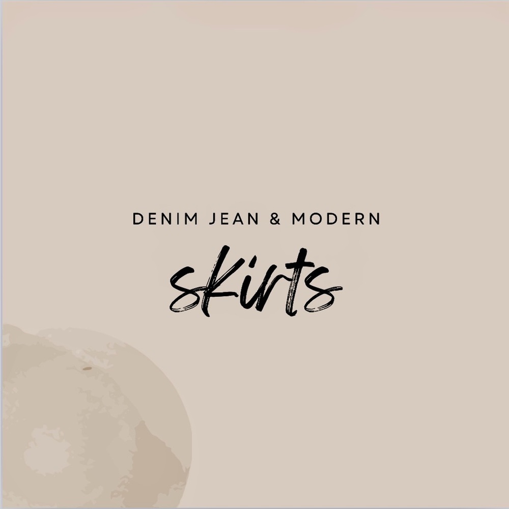 Denim Jean & Modern Skirts
